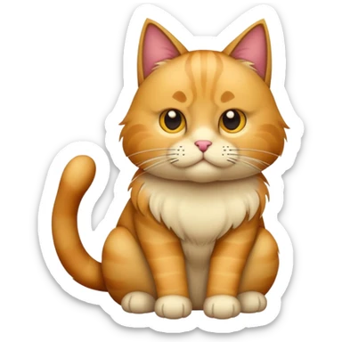 Gato sentado  sticker