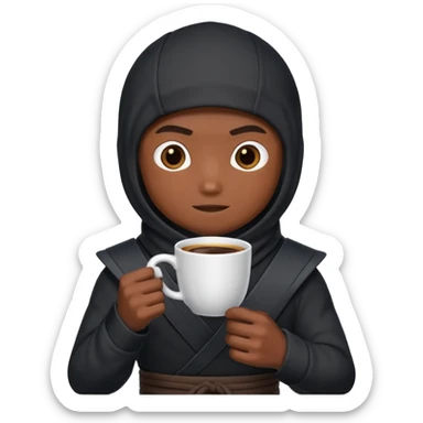 Ninja coffe sticker
