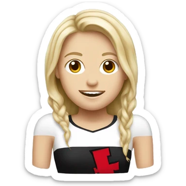 Texas tech red raider white girl sticker