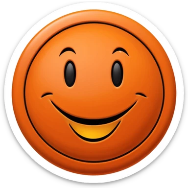Smiley icon new york knicks sticker