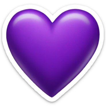 Purple heart sticker