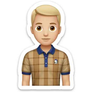 Make me a preppy aesthetic sticker