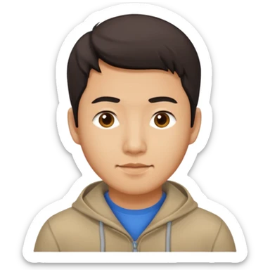 착한 동양인 30대 남편 sticker