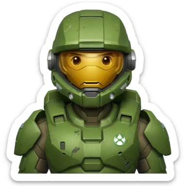 halo master chief sticker