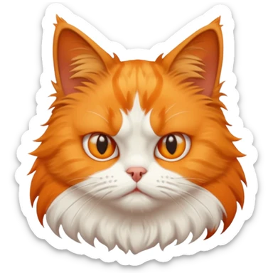 cat i hate it here sticker