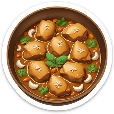 chicken pork coconut adobo sticker