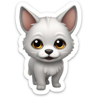 un mapache bonito que represente a mi novia sticker