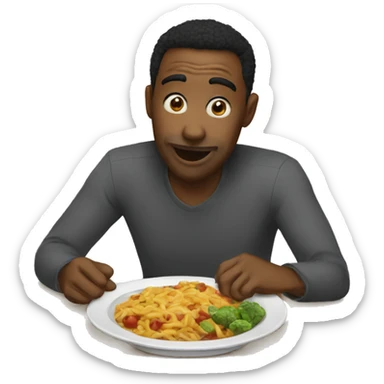 Late night meal sticker