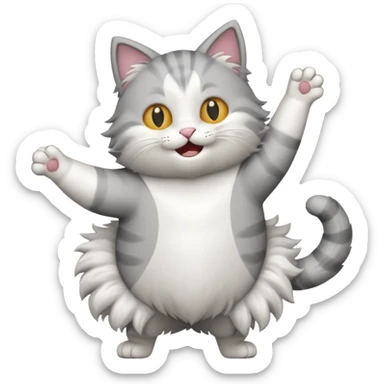 gatto che balla sticker