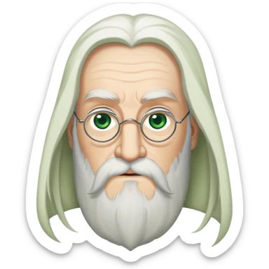 Albus Dumbledore green sticker