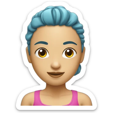 Femme maillot de bain sticker