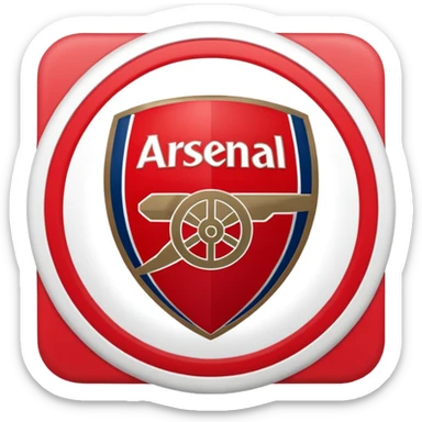 Arsenal logo sticker