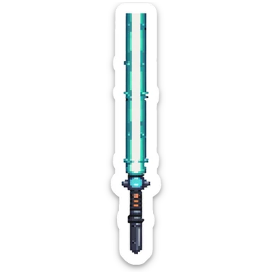 sci-fi energy beam weapon sticker