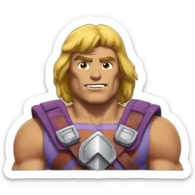 he man animate series sticker