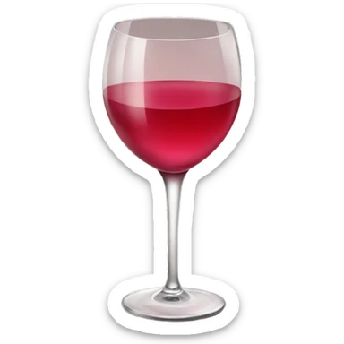 Rose wine sticker