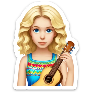 Vibrant Festival Singer sticker