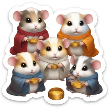 hamster cult sticker