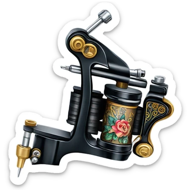 tattoo machine sticker