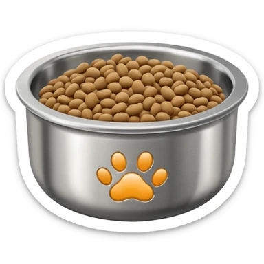 food bowl for pet sticker