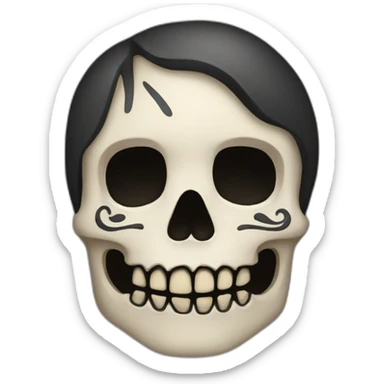 Calavera pintada sticker