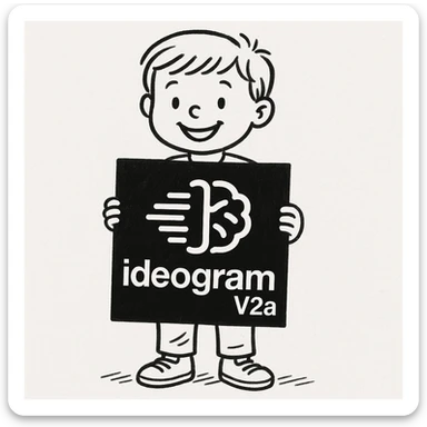 make drawing of a child holding a poster of this image sticker