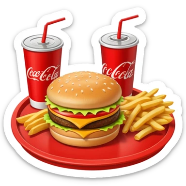 1990’s McDonald’s meal  sticker