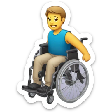 personne handicapée sticker