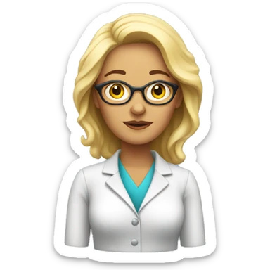 psychologist woman sticker