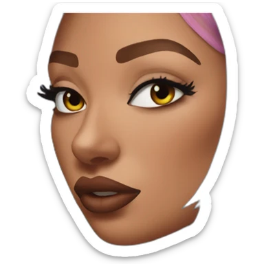 Megan thee stallion realist sticker