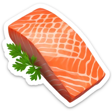 salmon steak sticker