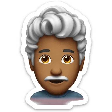 Shake my head sticker