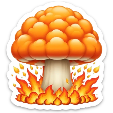 explosión de bomba sticker