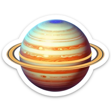Ringed Planet sticker