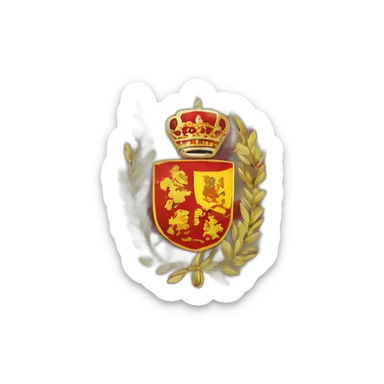 bandera del imperio español sticker