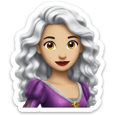 Princess red from descendants sticker