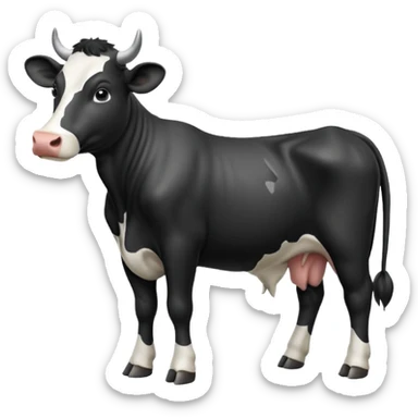 pantomime freisan cow sticker