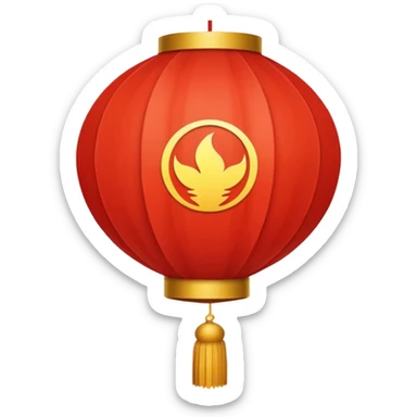 chinese lantern  sticker