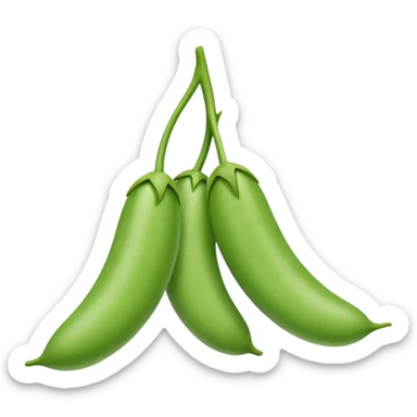 bean pods sticker