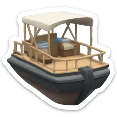 Tuft pontoon sticker
