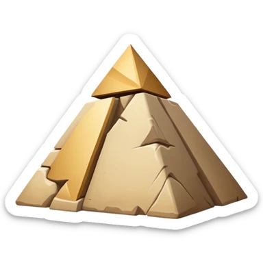 giza pyramid small emoji sticker