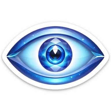 I want an emoji to use for mental wellness in a mystical setting. I want to reference an object that symbolizes a clarity seeker sticker