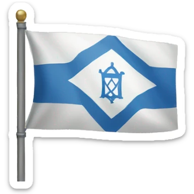Flag of Jerusalem sticker
