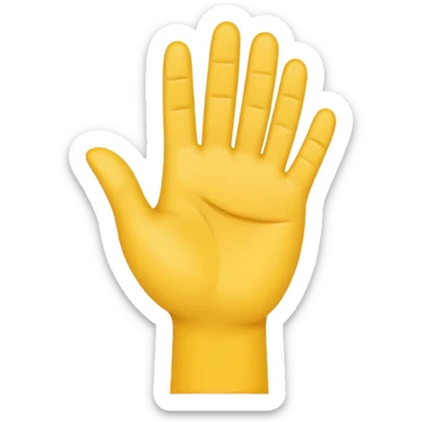 Make a YVL hand emoji doing the YVL hand signal sticker