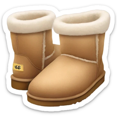 UGG slippers  sticker
