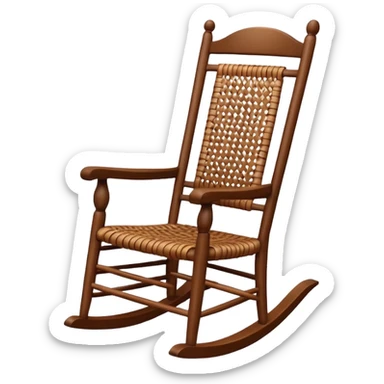 rocking chair sticker