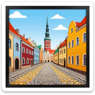 riga latvia sticker