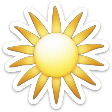 Un soleil et une lune sticker