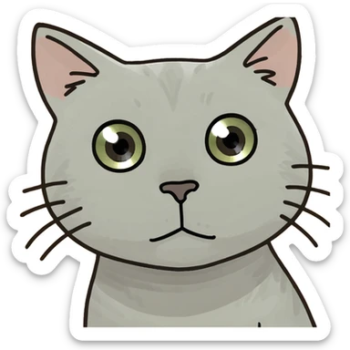 cute cat sticker