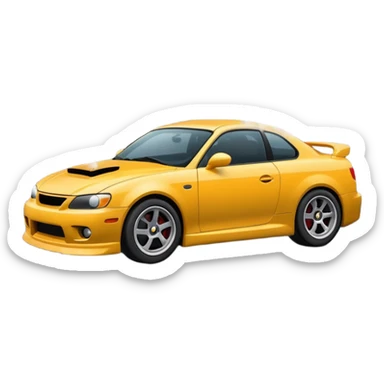 Car drifting sticker