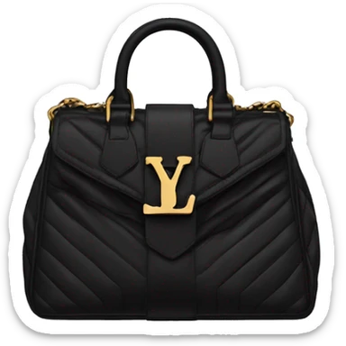 Black YSL bag sticker